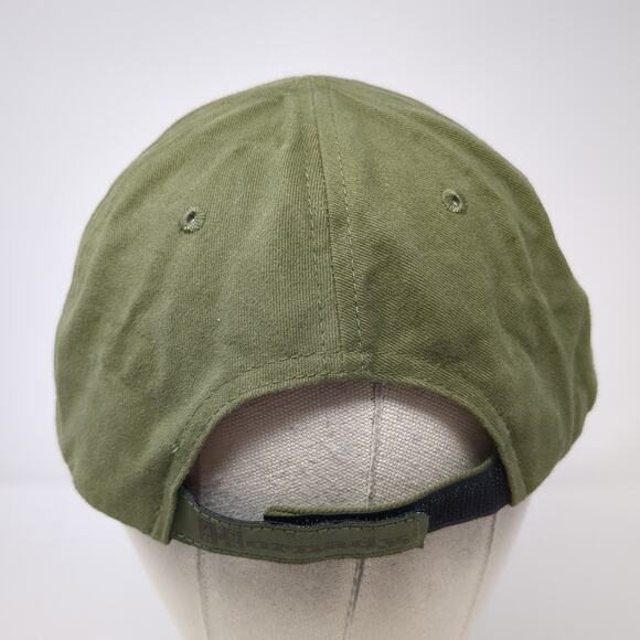 Hornady Strapback Baseball Cap Green One Size Adjustable Embroidered 6 Panel - Picture 6 of 8